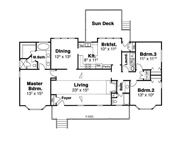 Floor Plan image of Underwood II House Plan